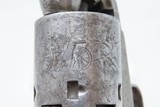 ANTEBELLUM Antique CIVIL WAR Era COLT M1849 Pocket SMALL IRON TRIGGER GUARD Pre-Civil War Revolver Used into the WILD WEST - 13 of 20