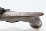 ENGRAVED Antique American Saw Handle .45 Percussion TARGET/DUELING Pistol
Mid-1800s Self-Defense Carry Pistol - 8 of 18