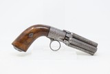 Antique “J.J. Hermam D Brevette” Ring Trigger Percussion PEPPERBOX Revolver BELLY GUN
Similar to the BLUNT & SYMS Style PEPPERBOX - 17 of 20