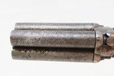 Antique “J.J. Hermam D Brevette” Ring Trigger Percussion PEPPERBOX Revolver BELLY GUN
Similar to the BLUNT & SYMS Style PEPPERBOX - 10 of 20