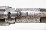 Antique “J.J. Hermam D Brevette” Ring Trigger Percussion PEPPERBOX Revolver BELLY GUN
Similar to the BLUNT & SYMS Style PEPPERBOX - 9 of 20