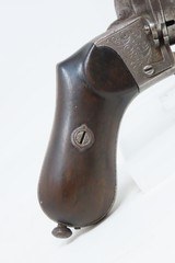 ENGRAVED Antique BELGIAN DEPREZ 9mm Pinfire LEFAUCHEUX Style PEPPERBOX
Belgium Made FOLDING TRIGGER 6-Shot Revolver - 12 of 14