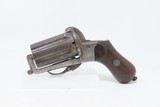 ENGRAVED Antique BELGIAN DEPREZ 9mm Pinfire LEFAUCHEUX Style PEPPERBOX
Belgium Made FOLDING TRIGGER 6-Shot Revolver - 2 of 14