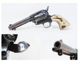 BLACK POWDER FRAME Antique COLT SAA “PEACEMAKER” .44 Revolver STAG GRIP