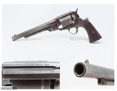 1 of 2,000 CIVIL WAR Antique HOARD’S ARMORY Army Model Percussion REVOLVER
Very Scarce AUSTIN T. FREEMAN Patent Revolvers