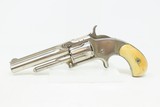 NICKEL & IVORY Antique SMITH & WESSON Number 1-1/2 .32 NEW MODEL Revolver
FRONTIER .32 Caliber Rimfire Spur Trigger - 2 of 16
