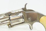 NICKEL & IVORY Antique SMITH & WESSON Number 1-1/2 .32 NEW MODEL Revolver
FRONTIER .32 Caliber Rimfire Spur Trigger - 4 of 16