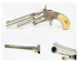 NICKEL & IVORY Antique SMITH & WESSON Number 1-1/2 .32 NEW MODEL Revolver
FRONTIER .32 Caliber Rimfire Spur Trigger - 1 of 16