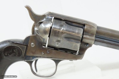 COLT Single Action Army “PEACEMAKER” .38-40 WCF C&R Revolver SIX-SHOOTER SAA 1st Generation Colt .38 WCF Made in 1902 - Image 18 of 19
