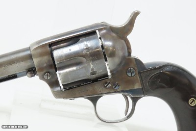 COLT Single Action Army “PEACEMAKER” .38-40 WCF C&R Revolver SIX-SHOOTER SAA 1st Generation Colt .38 WCF Made in 1902 - Image 4 of 19