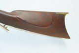 ENGRAVED Antique MID-19th CENTURY Half-Stock Percussion American LONG RIFLE Kentucky Style HUNTING/HOMESTEAD Long Rifle - 15 of 19