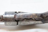 SCARCE 1 of 625 Antique JOSIAH ELLS Bar Hammer .31 Perc. Revolver CIVIL WAR RARE FIRST MODEL Engraved Antebellum Revolver - 13 of 19