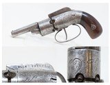 SCARCE 1 of 625 Antique JOSIAH ELLS Bar Hammer .31 Perc. Revolver CIVIL WAR RARE FIRST MODEL Engraved Antebellum Revolver - 1 of 19