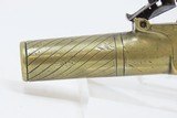 SHARPE of LONDON Brass ENGRAVED Flintlock POCKET/MUFF Self Defense Pistol - 5 of 18