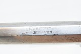 CIVIL WAR Antique ELI WHITNEY .38 RF Conversion NAVY Revolver J.E.B. STUART c1870 mfr. Metallic Cartridge Conversion - 8 of 18