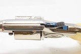 Lettered Antique COLT “NEW LINE” .30 RF ETCHED PANEL Pocket ANTIQUE IVORIES Nickel Plated SELF DEFENSE Hideout Revolver - 8 of 19