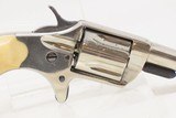 Lettered Antique COLT “NEW LINE” .30 RF ETCHED PANEL Pocket ANTIQUE IVORIES Nickel Plated SELF DEFENSE Hideout Revolver - 17 of 19