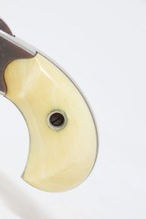 Lettered Antique COLT “NEW LINE” .30 RF ETCHED PANEL Pocket ANTIQUE IVORIES Nickel Plated SELF DEFENSE Hideout Revolver - 3 of 19