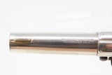 Lettered Antique COLT “NEW LINE” .30 RF ETCHED PANEL Pocket ANTIQUE IVORIES Nickel Plated SELF DEFENSE Hideout Revolver - 10 of 19