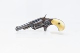 Antique COLT “NEW LINE” .30 RF ETCHED PANEL Pocket Revolver ANTIQUE IVORIES BRITISH PROOFED Blued SELF DEFENSE HIDEOUT Revolver - 2 of 18
