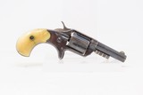 Antique COLT “NEW LINE” .30 RF ETCHED PANEL Pocket Revolver ANTIQUE IVORIES BRITISH PROOFED Blued SELF DEFENSE HIDEOUT Revolver - 15 of 18