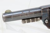 Antique COLT “NEW LINE” .30 RF ETCHED PANEL Pocket Revolver ANTIQUE IVORIES BRITISH PROOFED Blued SELF DEFENSE HIDEOUT Revolver - 5 of 18