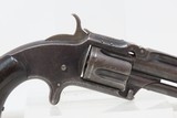 Antique SMITH & WESSON Number 1-1/2 .32 RF “NEW MODEL” Revolver
WILD WEST NICE Blued Finish FRONTIER .32 Cal. Spur Trigger - 16 of 17