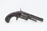 Antique SMITH & WESSON Number 1-1/2 .32 RF “NEW MODEL” Revolver
WILD WEST NICE Blued Finish FRONTIER .32 Cal. Spur Trigger - 14 of 17