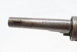 1875 WILD WEST Antique COLT “Open Top” .22 RF Self Defense POCKET RevolverColt’s Answer to Smith & Wesson’s No. 1 Revolver - 9 of 17
