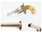 LETTERED Antique COLT “Open Top” .22 RF POCKET Revolver ANTIQUE IVORY GRIP
Colt’s Answer to Smith & Wesson’s No. 1 Revolver