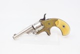 LETTERED Antique COLT “Open Top” .22 RF POCKET Revolver ANTIQUE IVORY GRIP
Colt’s Answer to Smith & Wesson’s No. 1 Revolver