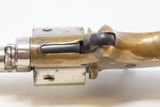 LETTERED Antique COLT “Open Top” .22 RF POCKET Revolver ANTIQUE IVORY GRIP
Colt’s Answer to Smith & Wesson’s No. 1 Revolver - 13 of 19