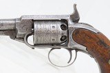 SCARCE Antique JAMES WARNER .28 Percussion Pocket Revolver CIVIL WAR Era
ENGRAVED SPRINGFIELD, MASS. Mfg. Pocket Revolver - 4 of 17