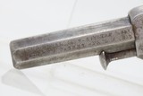 RARE Antique ALLEN & WHEELOCK Small Frame BAR HAMMER Perc. Pocket RevolverAlso Known as the “TRANSITION PEPPERBOX-REVOLVER” - 5 of 19
