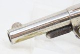 Antique COLT “NEW LINE” .30 RF ETCHED PANEL Pocket Revolver PEARL GRIPSNickel Plated SELF DEFENSE Hideout Revolver - 5 of 17