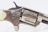 Antique COLT “NEW LINE” .30 RF ETCHED PANEL Pocket Revolver PEARL GRIPSNickel Plated SELF DEFENSE Hideout Revolver - 16 of 17