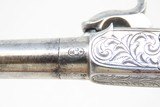 BRACE of SMALL ENGRAVED BELGIAN Pocket Pistols .32 Caliber Folding Trigger
Matched Pair of 19th Century Percussion Sidearms! - 14 of 25