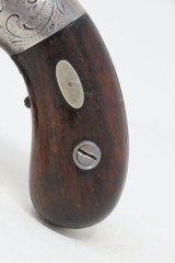Antique STOCKING & Co. .28 Percussion PEPPERBOX Point & Shoot BELLY GUNENGRAVED Pre-CIVIL WAR Era 6-Shot Pepperbox - 3 of 18