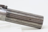 Antique STOCKING & Co. .28 Percussion PEPPERBOX Point & Shoot BELLY GUNENGRAVED Pre-CIVIL WAR Era 6-Shot Pepperbox - 18 of 18