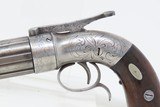 Antique STOCKING & Co. .28 Percussion PEPPERBOX Point & Shoot BELLY GUNENGRAVED Pre-CIVIL WAR Era 6-Shot Pepperbox - 4 of 18