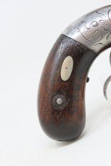 Antique STOCKING & Co. .28 Percussion PEPPERBOX Point & Shoot BELLY GUNENGRAVED Pre-CIVIL WAR Era 6-Shot Pepperbox - 16 of 18