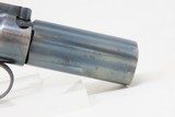 Scarce CIVIL WAR Antique ALLEN & WHEELOCK .32 Percussion PEPPERBOX Pistol5-Shot Pepperbox More Popularity Than Colt - 20 of 20