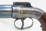 Scarce CIVIL WAR Antique ALLEN & WHEELOCK .32 Percussion PEPPERBOX Pistol5-Shot Pepperbox More Popularity Than Colt - 4 of 20