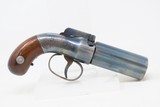 Scarce CIVIL WAR Antique ALLEN & WHEELOCK .32 Percussion PEPPERBOX Pistol5-Shot Pepperbox More Popularity Than Colt - 17 of 20
