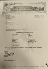 1875 mfg. FACTORY LETTERED Antique COLT “Open Top” .22 RF POCKET RevolverJ.P. MOORE of NEW YORK SHIPPED - 19 of 19