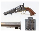 c1868 mfr. MANHATTAN FIRE ARMS CO. Series V Percussion POCKET Revolver .36
BRITISH PROOFED with ENGRAVED PANEL CYLINDER SCENE