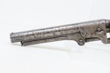 CIVIL WAR Era Antique BACON 2nd MODEL Percussion Pocket Revolver
Engraved SCARCE, 1 of around 3,000 MANUFACTURED - 5 of 18