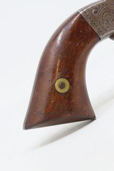 CIVIL WAR Era Antique BACON 2nd MODEL Percussion Pocket Revolver
Engraved SCARCE, 1 of around 3,000 MANUFACTURED - 16 of 18