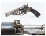 BRITISH Antique Folding Trigger 8mm PINFIRE DA Revolver
LEFAUCHEUX British Proofed DOUBLE ACTION Conceal & Carry Gun