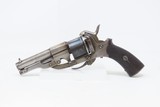 BRITISH Antique Folding Trigger 8mm PINFIRE DA RevolverLEFAUCHEUX British Proofed DOUBLE ACTION Conceal & Carry Gun - 2 of 21